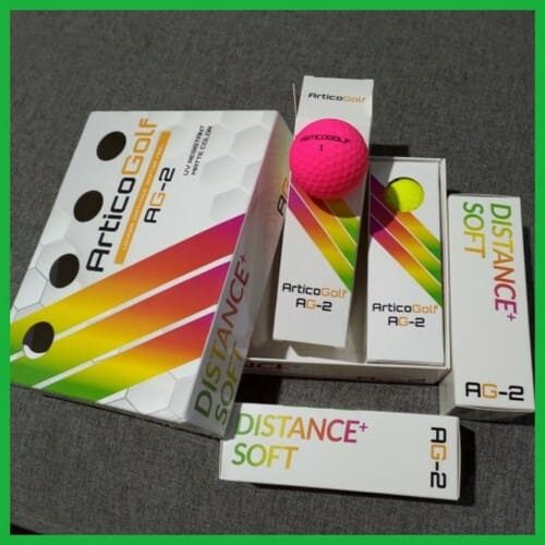 Bola Golf Warna / Golf Ball Color Distance ARTICOGOLF AG2 isi 3 Bola