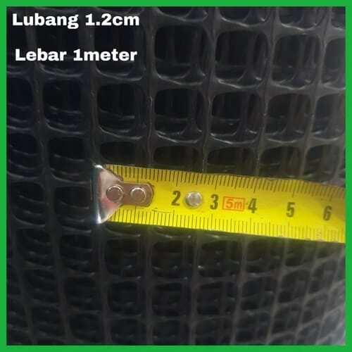 Kawat jaring plastik hdpe bentuk kotak 1/2 inch