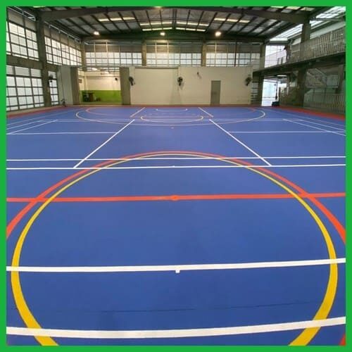 Vinyl Sport Floor, Lantai Vinyl Lapangan Futsal, Basket, Badminton